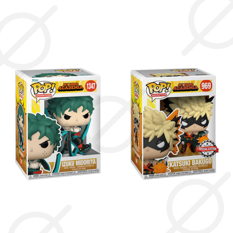 Promoción: Izuku midoriya #1347 + Katsuki Bakugo #969